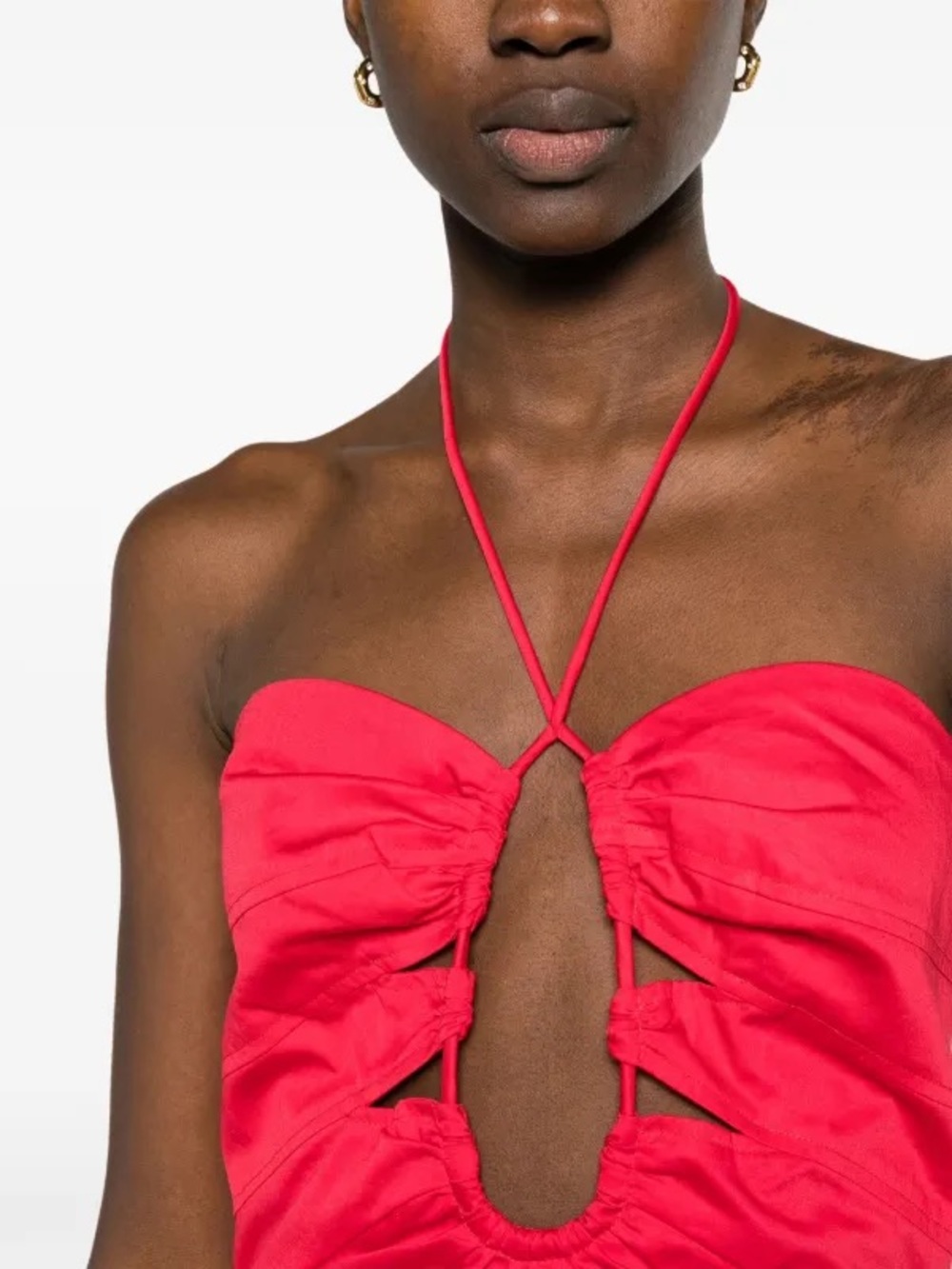 cult gaia Laura halterneck minidress - Picture 3 of 7